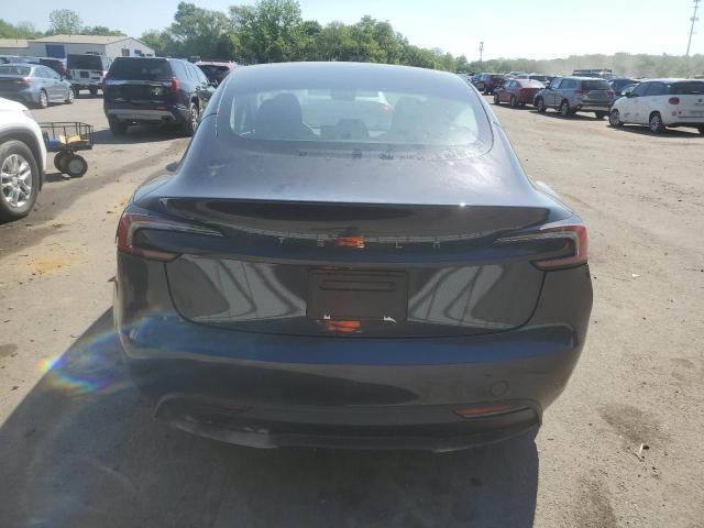 5YJ3E1EA4RF736489 - 2024 TESLA MODEL 3 BLACK photo 6