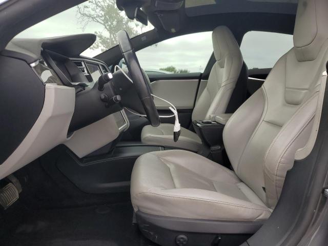 5YJSA1E12GF175827 - 2016 TESLA MODEL S GRAY photo 7