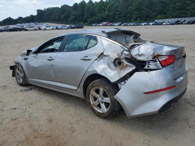 5XXGM4A72FG395263 - 2015 KIA OPTIMA LX SILVER photo 2