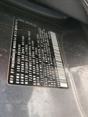 3VV2B7AXXKM155552 - 2019 VOLKSWAGEN TIGUAN SE GRAY photo 12