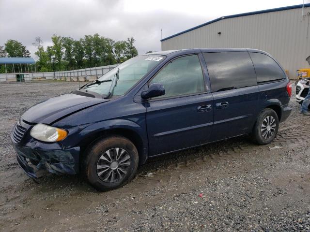 1C4GJ25352B548299 - 2002 CHRYSLER VOYAGER BLUE photo 1