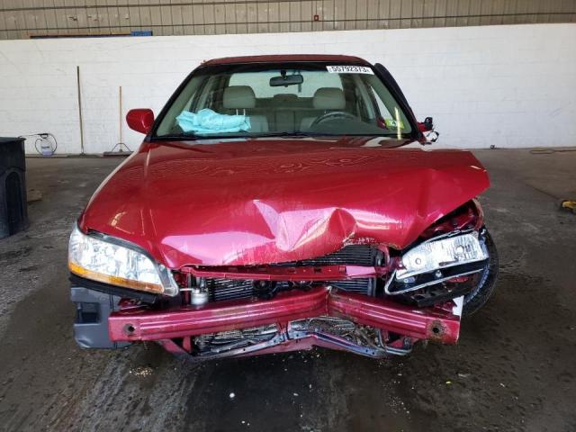 JHMCG66862C018690 - 2002 HONDA ACCORD EX RED photo 5