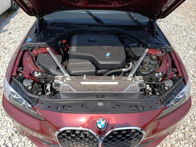 WBA23AT02PCL22470 - 2023 BMW 430I BURGUNDY photo 11