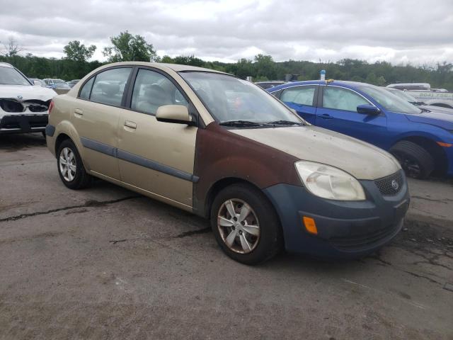 KNADE123786377222 - 2008 KIA RIO BASE TAN photo 4