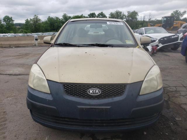 KNADE123786377222 - 2008 KIA RIO BASE TAN photo 5