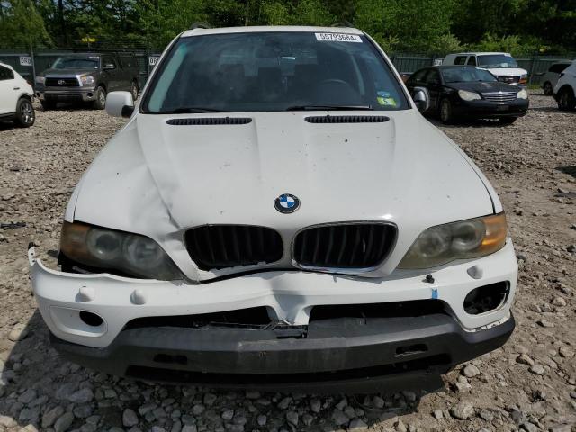 5UXFA13536LY31339 - 2006 BMW X5 3.0I WHITE photo 5