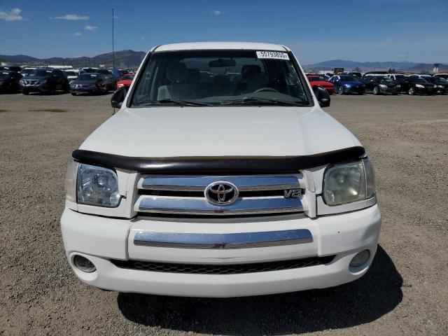 5TBDT44105S472361 - 2005 TOYOTA TUNDRA DOUBLE CAB SR5 WHITE photo 5