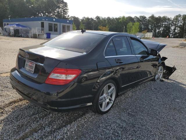 WDDGF54X18F065150 - 2008 MERCEDES-BENZ C 300 BLACK photo 3