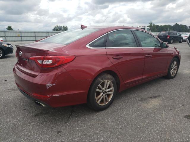 5NPE24AF0FH015331 - 2015 HYUNDAI SONATA SE BURGUNDY photo 3