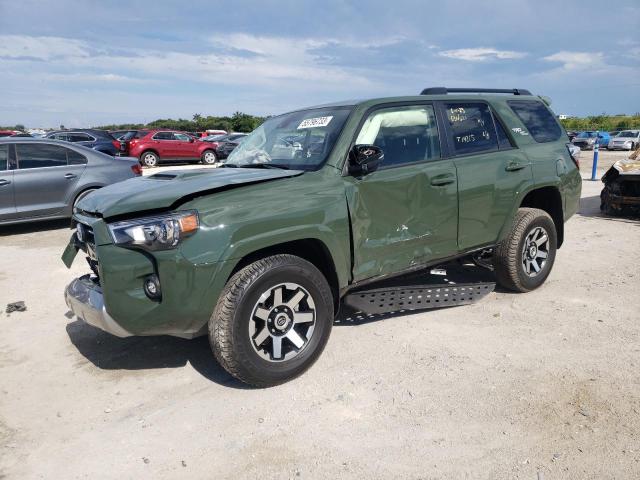 JTERU5JR1N6013815 - 2022 TOYOTA 4RUNNER SR5 PREMIUM GREEN photo 1