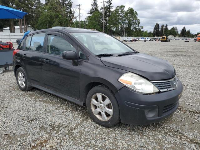 3N1BC13E67L354277 - 2007 NISSAN VERSA S BLACK photo 4