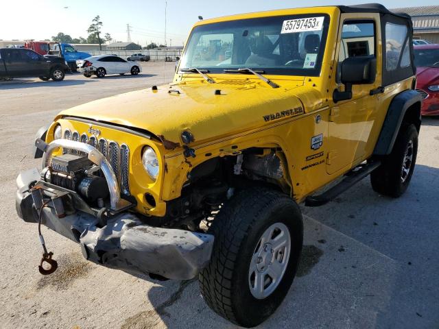 1C4AJWAG0FL565999 - 2015 JEEP WRANGLER SPORT YELLOW photo 1