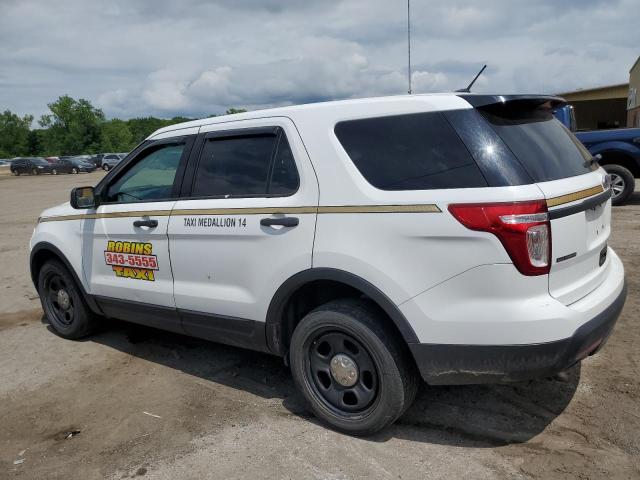1FM5K8AR6EGC60943 - 2014 FORD EXPLORER POLICE INTERCEPTOR 白色 照片 2