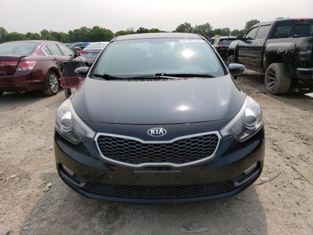 KNAFX4A87G5506243 - 2016 KIA FORTE EX BLACK photo 5