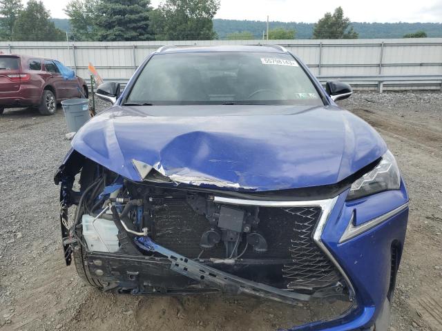 JTJBARBZ0H2127480 - 2017 LEXUS NX 200T BASE BLUE photo 5