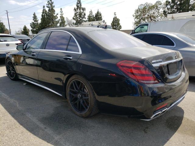 WDDUG8JB0LA513989 - 2020 MERCEDES-BENZ S 63 AMG 4MATIC BLACK photo 2