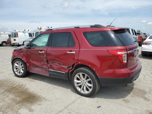 1FM5K8D89EGA26721 - 2014 FORD EXPLORER XLT BURGUNDY photo 2