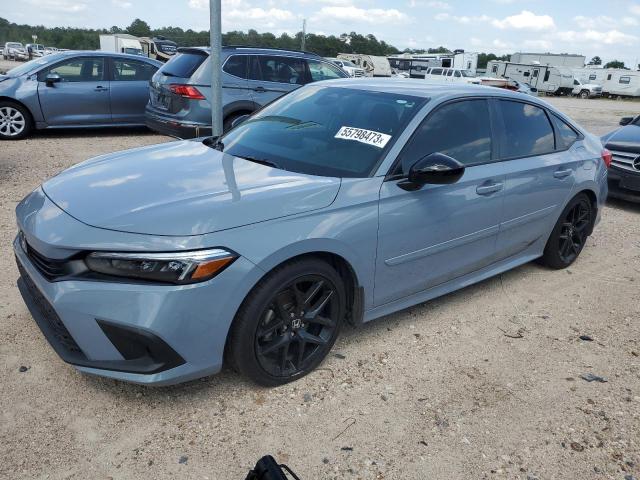 2HGFE2F50NH571048 - 2022 HONDA CIVIC SPORT 蓝色 照片 1