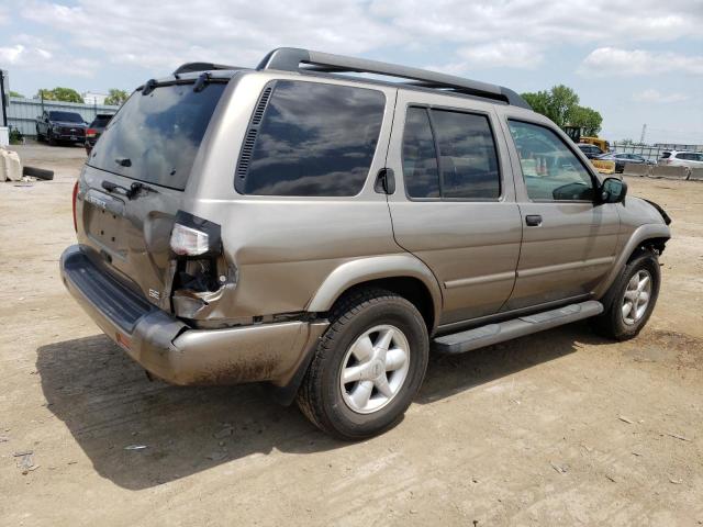 JN8DR09Y52W733729 - 2002 NISSAN PATHFINDER LE TAN photo 3