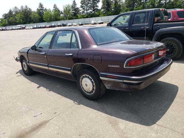 1G4HR52L0SH413212 - 1995 BUICK LESABRE LIMITED MAROON photo 2