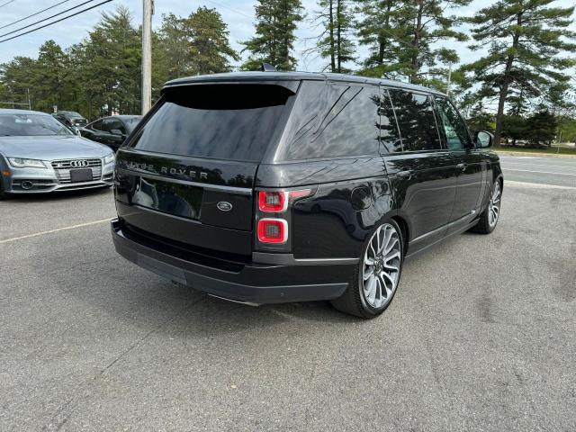 SALGV5RE5JA509419 - 2018 LAND ROVER RANGE ROVE AUTOBIOGRAPHY BLACK photo 3