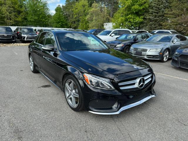 55SWF4JBXFU087740 - 2015 MERCEDES-BENZ C 300 BLACK photo 2