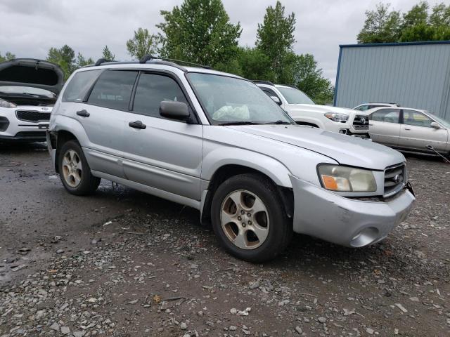 JF1SG65684H756726 - 2004 SUBARU FORESTER 2.5XS GRAY photo 4