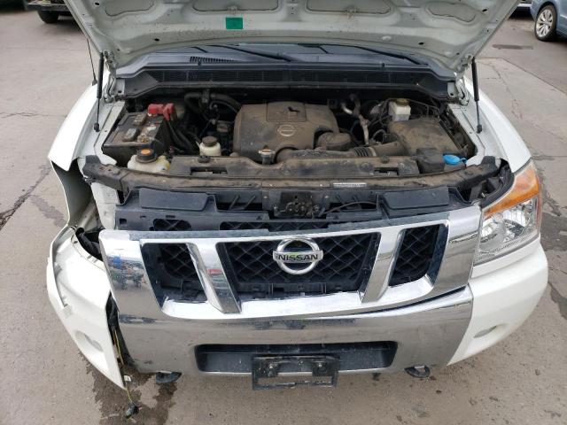 1N6BA0EC8BN305189 - 2011 NISSAN TITAN S WHITE photo 11