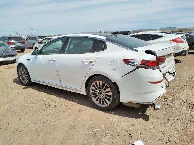 5XXGV4L21KG293560 - 2019 KIA OPTIMA SXL WHITE photo 2