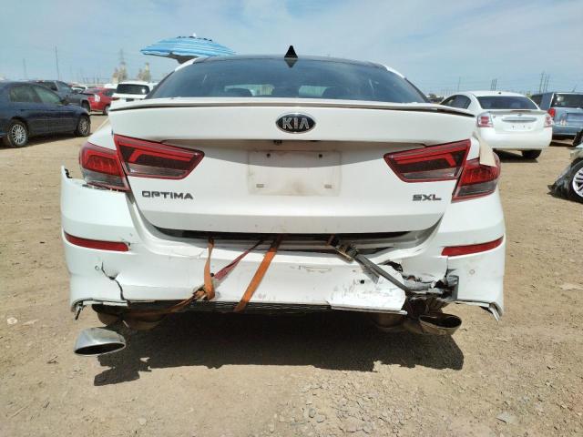 5XXGV4L21KG293560 - 2019 KIA OPTIMA SXL WHITE photo 6