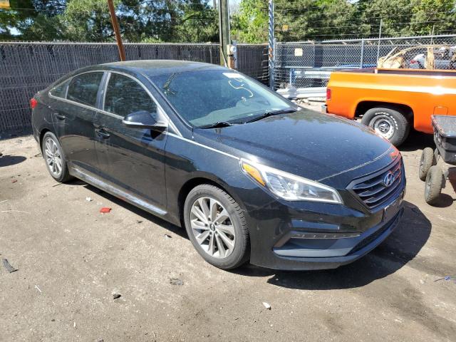 5NPE34AFXFH028214 - 2015 HYUNDAI SONATA SPORT BLACK photo 4