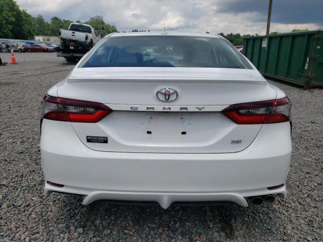 4T1T11AK4PU783130 - 2023 TOYOTA CAMRY SE NIGHT SHADE WHITE photo 6