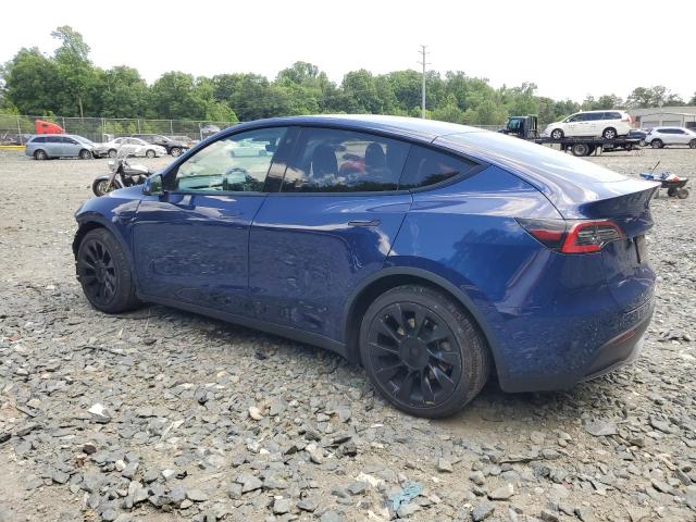 5YJYGDEE7MF084545 - 2021 TESLA MODEL Y BLUE photo 2