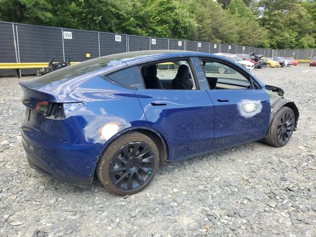 5YJYGDEE7MF084545 - 2021 TESLA MODEL Y BLUE photo 3