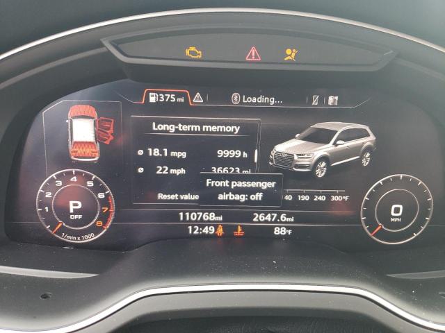 WA1VABF70HD022470 - 2017 AUDI Q7 PRESTIGE SILVER photo 9