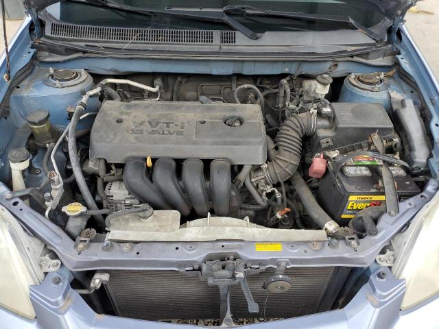 2T1KR32E77C649402 - 2007 TOYOTA COROLLA MA XR BLUE photo 11