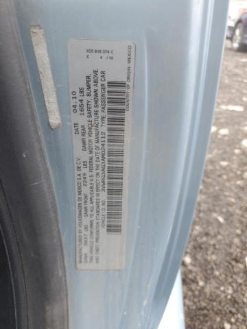 3VWRG3AG3AM024112 - 2010 VOLKSWAGEN NEW BEETLE BLUE photo 12