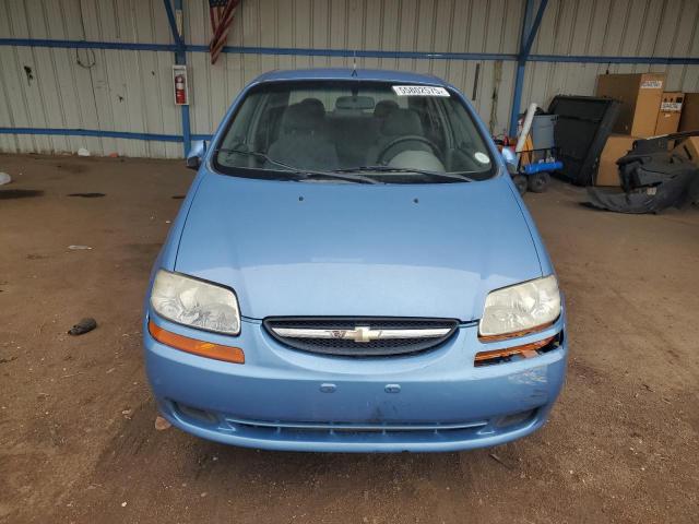 KL1TD52655B300992 - 2005 CHEVROLET AVEO BASE Mavi foto 5