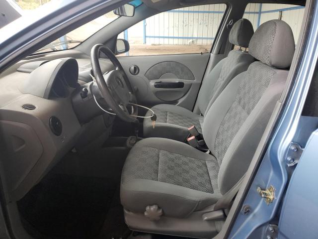 KL1TD52655B300992 - 2005 CHEVROLET AVEO BASE Mavi foto 7
