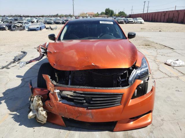 JN1CV6EK8FM871227 - 2015 INFINITI Q60 JOURNEY ORANGE photo 5