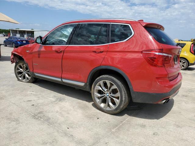 5UXWZ7C51H0U46880 - 2017 BMW X3 SDRIVE28I RED photo 2