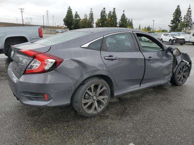 2HGFC2F87KH510288 - 2019 HONDA CIVIC SPORT Сірий фото 3