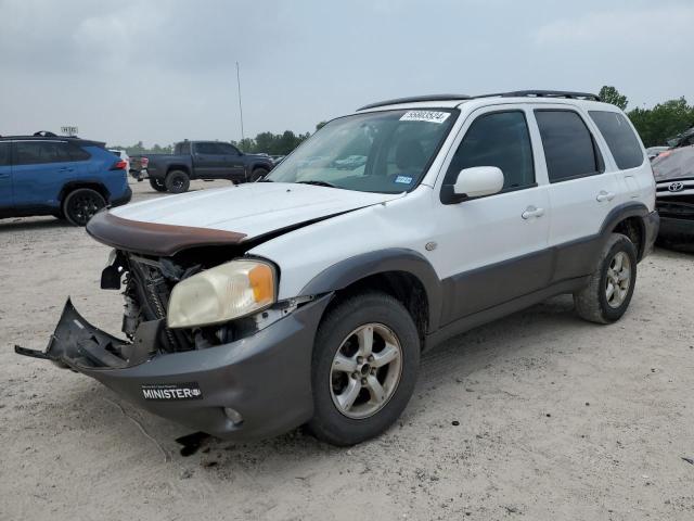 4F2YZ94155KM23832 - 2005 MAZDA TRIBUTE S WHITE photo 1