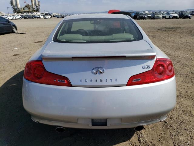 JNKCV54E56M712683 - 2006 INFINITI G35 SILVER photo 6