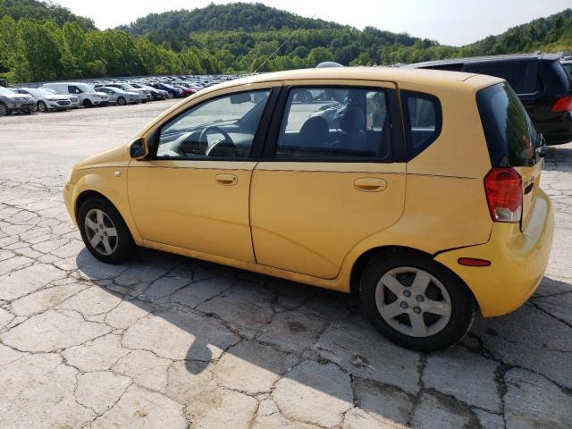 KL1TD626X5B296539 - 2005 CHEVROLET AVEO BASE YELLOW photo 2