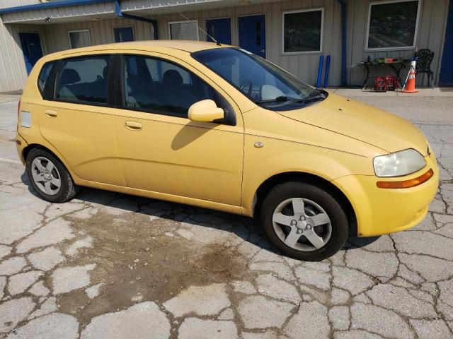 KL1TD626X5B296539 - 2005 CHEVROLET AVEO BASE YELLOW photo 4