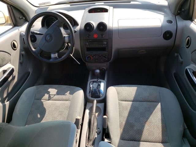 KL1TD626X5B296539 - 2005 CHEVROLET AVEO BASE YELLOW photo 8