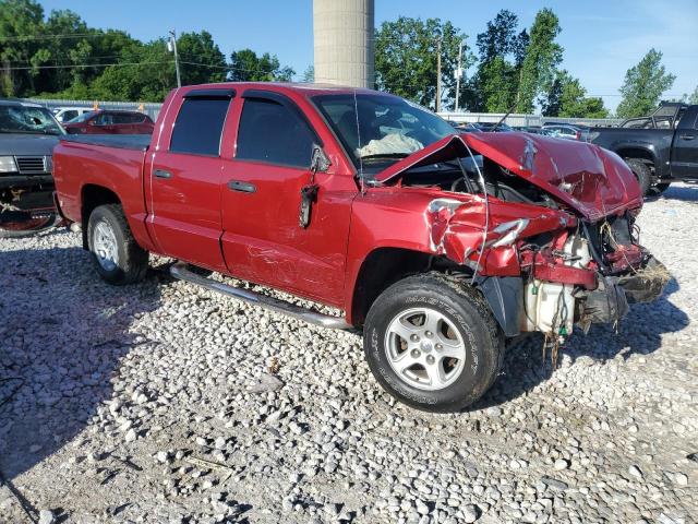 1D7HE48K37S117593 - 2007 DODGE DAKOTA QUAD SLT BURGUNDY photo 4