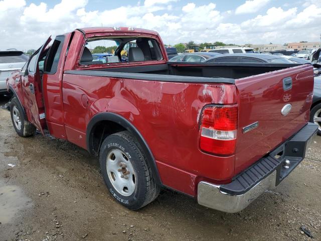 1FTRF12227KD32935 - 2007 FORD F150 RED photo 2