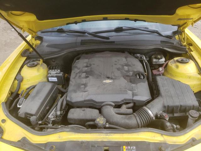 2G1FF1E34F9186814 - 2015 CHEVROLET CAMARO LT YELLOW photo 11